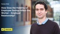 Video by Francesc Dilmé: Employee Savings and Employer-Employee Relationship