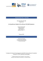 An Equilibrium Model of the African HIV/AIDS Epidemic