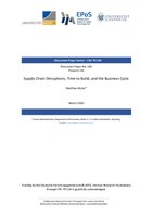 Supply Chain Disruptions, Time to Build, and the Business Cycle