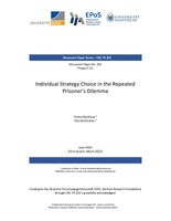 Individual Strategy Choice in the Repeated Prisoner's Dilemma