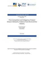 Price Competition and Endogenous Product Choice in Networks: Evidence from the US Airline Industry