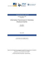 Information Transmission in Voluntary Disclosure Games