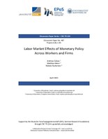 Labor Market Effects of Monetary Policy Across Workers and Firms