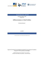 Differentiation in Risk Profiles