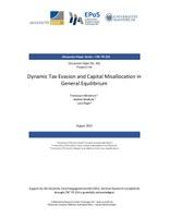 Dynamic Tax Evasion and Capital Misallocation in  General Equilibrium