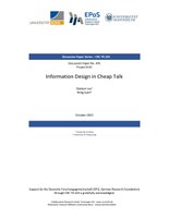 Information Design in Cheap Talk