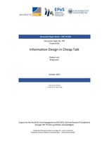 Information Design in Cheap Talk