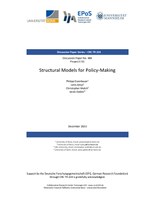 Structural Models for Policy-Making