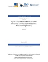 Import Competition and Firm-Level CO2 Emissions: Evidence from the German Manufacturing Industry