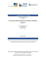 Is Germany Becoming the European Pollution Haven?