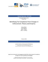 Identifying Tax Compliance from Changes in Enforcement: Theory and Empirics