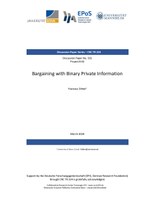 Bargaining with Binary Private Information