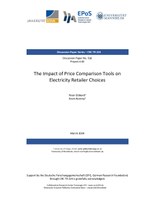 The Impact of Price Comparison Tools on Electricity Retailer Choices