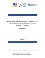 Women’s Missing Mobility and the Gender Gap in Higher Education: Evidence from Germany’s University Expansion