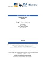 Supply Chain Frictions
