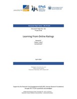 Learning From Online Ratings