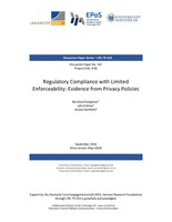 Regulatory Compliance with Limited Enforceability: Evidence from Privacy Policies