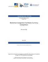 Blockchain Congestion Facilitates Currency Competition