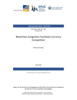 Blockchain Congestion Facilitates Currency Competition