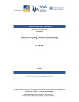 Partisan Voting under Uncertainty