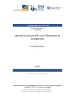 Optimal Disclosure of Private Information to Competitors