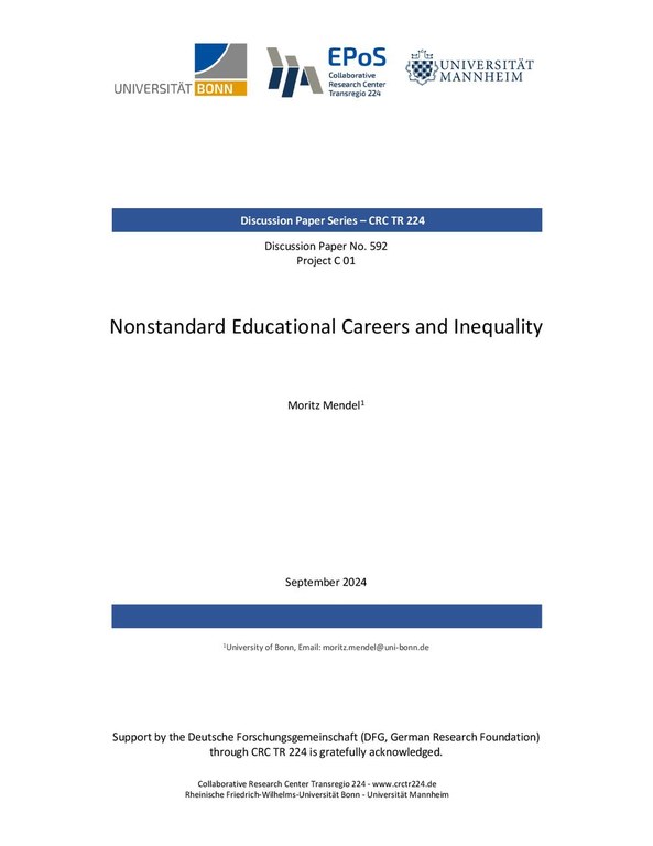 Nonstandard Educational Careers and Inequality