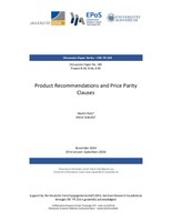 Product Recommendations and Price Parity Clauses