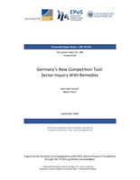 Germany’s New Competition Tool: Sector Inquiry With Remedies