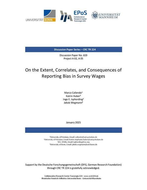 On the Extent, Correlates, and Consequences of Reporting Bias in Survey Wages